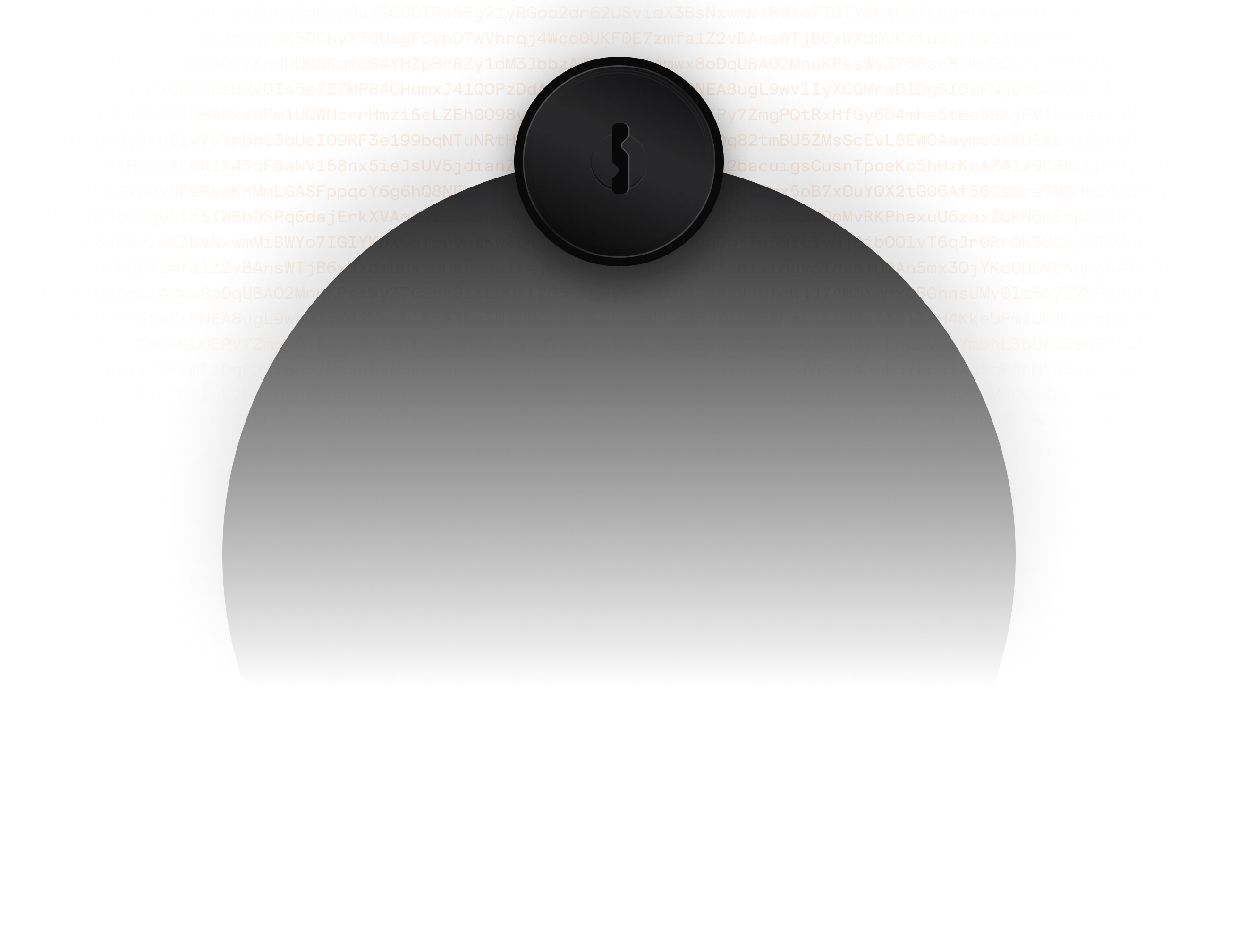 security encryption text and lock illustration